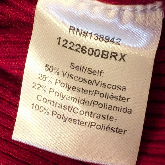 OnTwelfth red ladybug sleeve blouse 3x - Picture 4 of 7